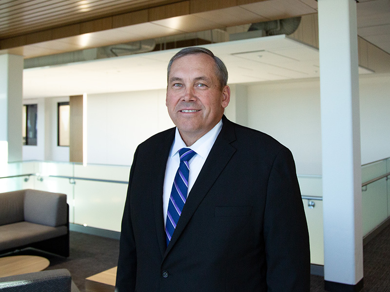 Anthony Larson at Basin Electric headquarters