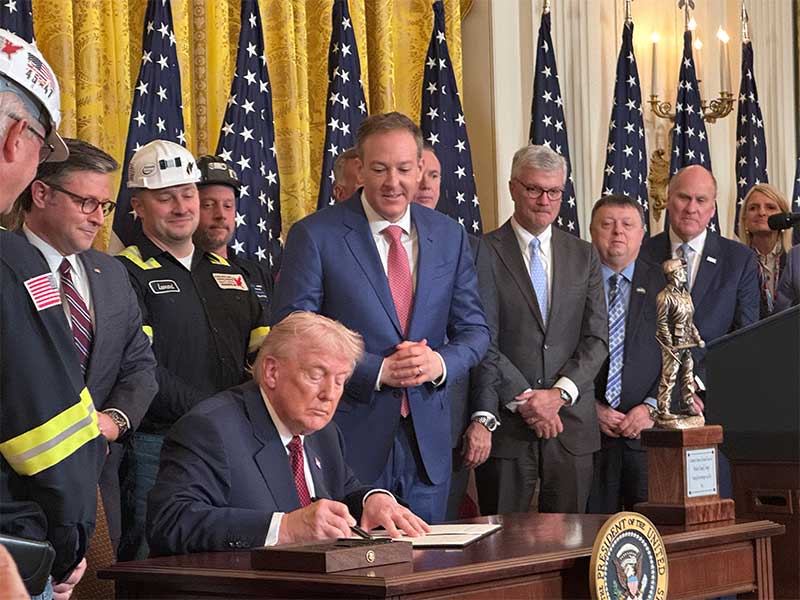 Executive Order signing at the White house