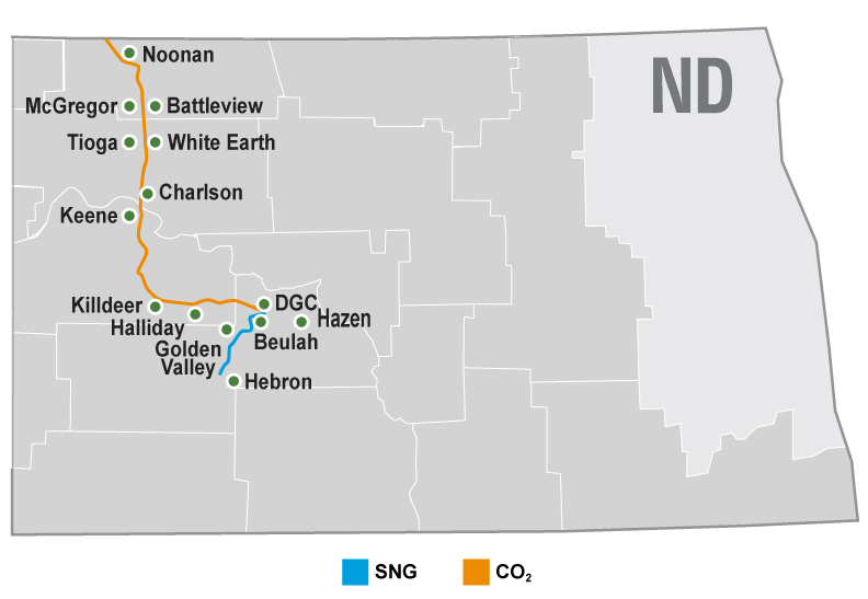 sng and co2 pipelines