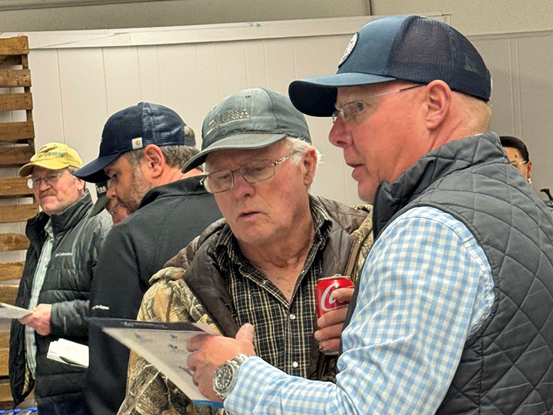 Open house attendees