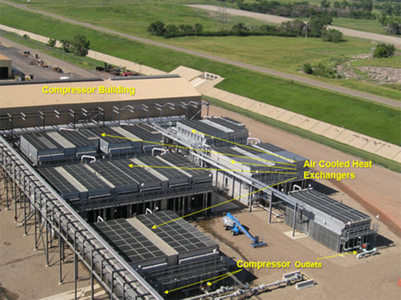 Dakota Gas CO2 compressor station