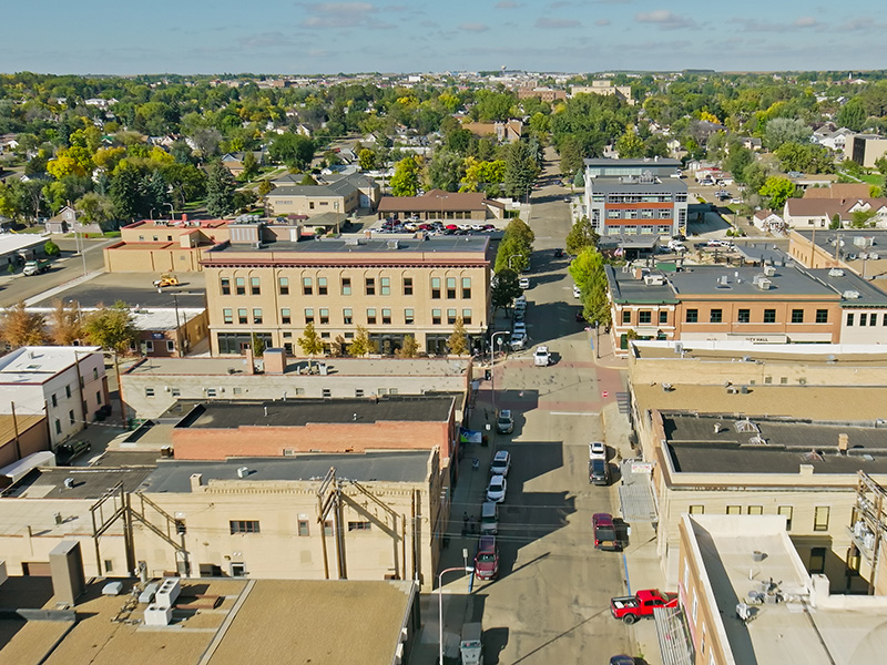 Downtown in North Dakota
