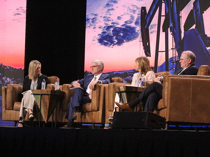 people on stage